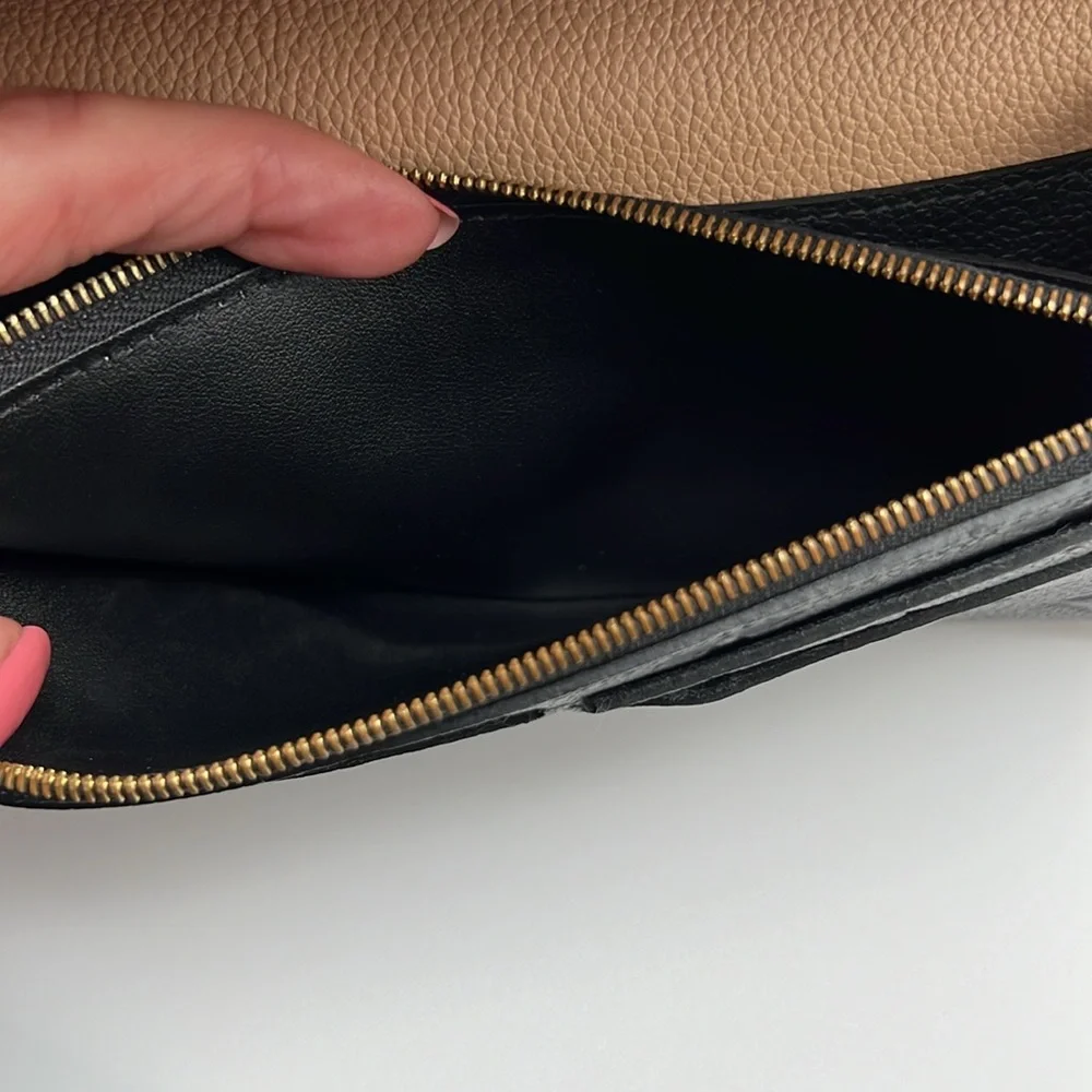 Louis Vuitton 2016 MONOGRAM EMPREINTE Leather Emilie Black Wallet Box & Dust bag - Picture 8 of 17